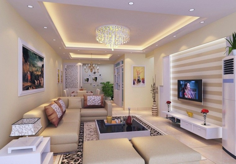 Estructura de drywall para divisiones interiores con acabado moderno y limpio